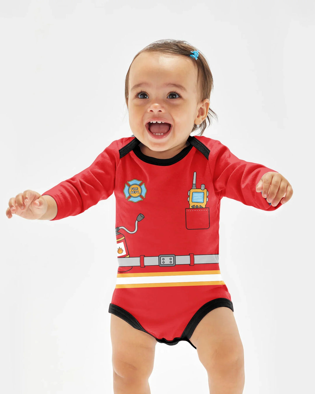 Gerippte Babykleidung mit individuellem Foto - Weich &amp; Skizzenhaft