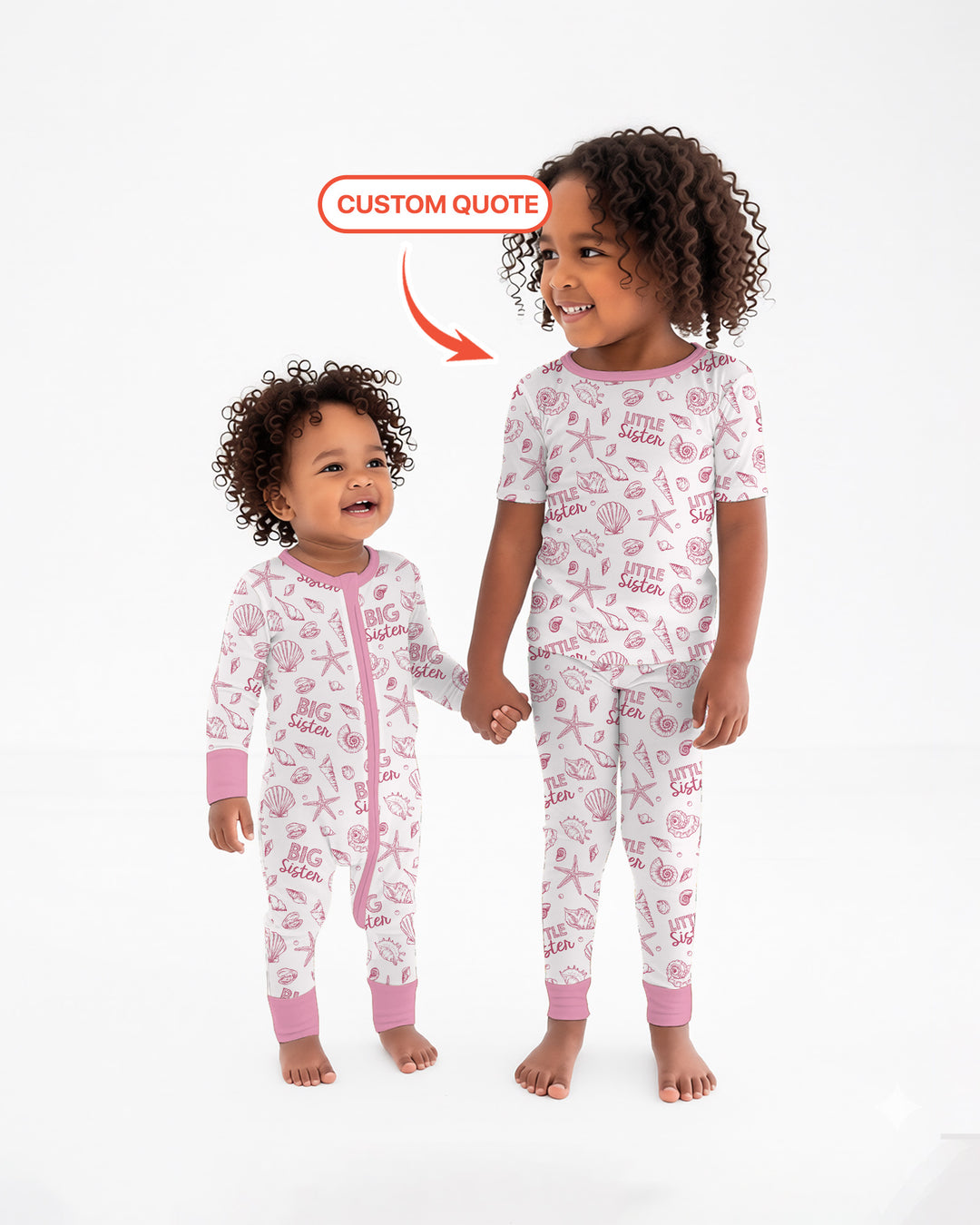 Coquette Seashell Matching Sibling Bamboo Convertible Zippy