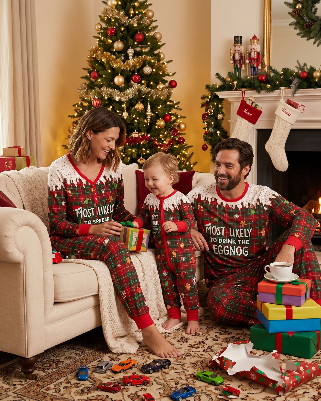 Funny Christmas Family Matching Bamboo Women Pajama Set