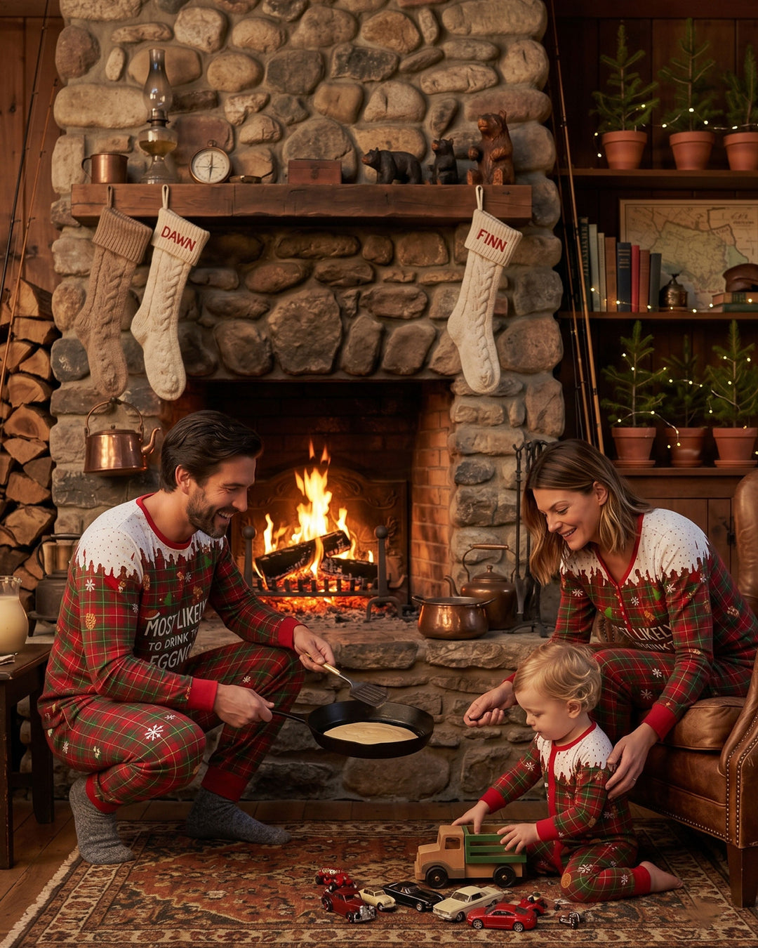 Funny Christmas Family Matching Bamboo Women Pajama Set