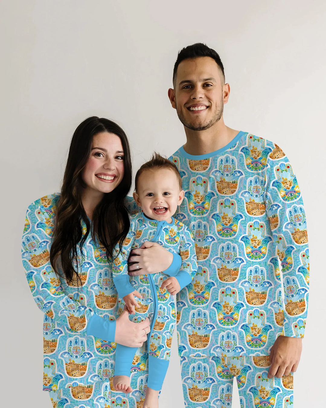 Hamsa Hand Bamboo Men's Pajama Set