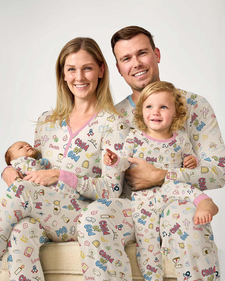A Child Of God Family Matching Bamboo Men's Pajama Set