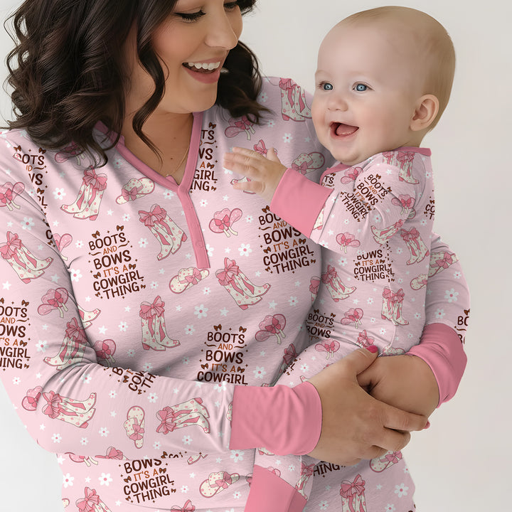 Zweiteiliges, kurzärmliges Pyjama-Set mit Marienkäfern