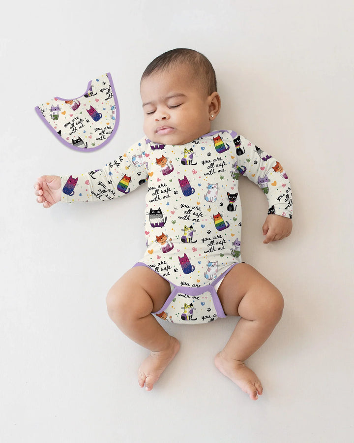 Gerippte Babykleidung mit individuellem Foto - Weich &amp; Skizzenhaft