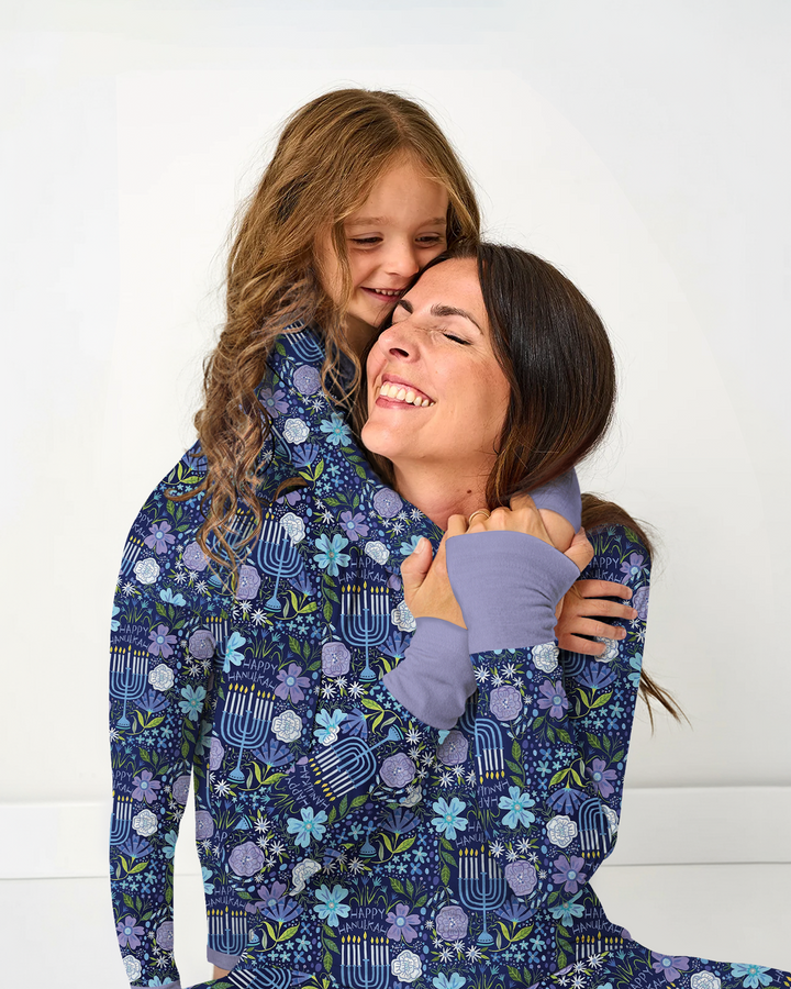 Hanukkah Me and Mom Matching Bamboo Women Pajama Set