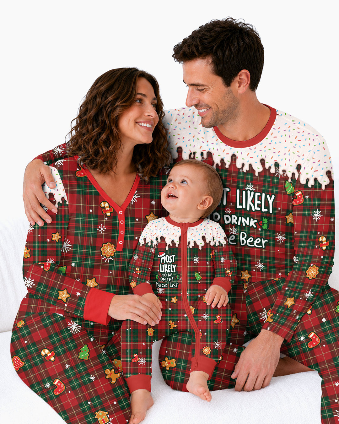 Funny Christmas Family Matching Bamboo Women Pajama Set