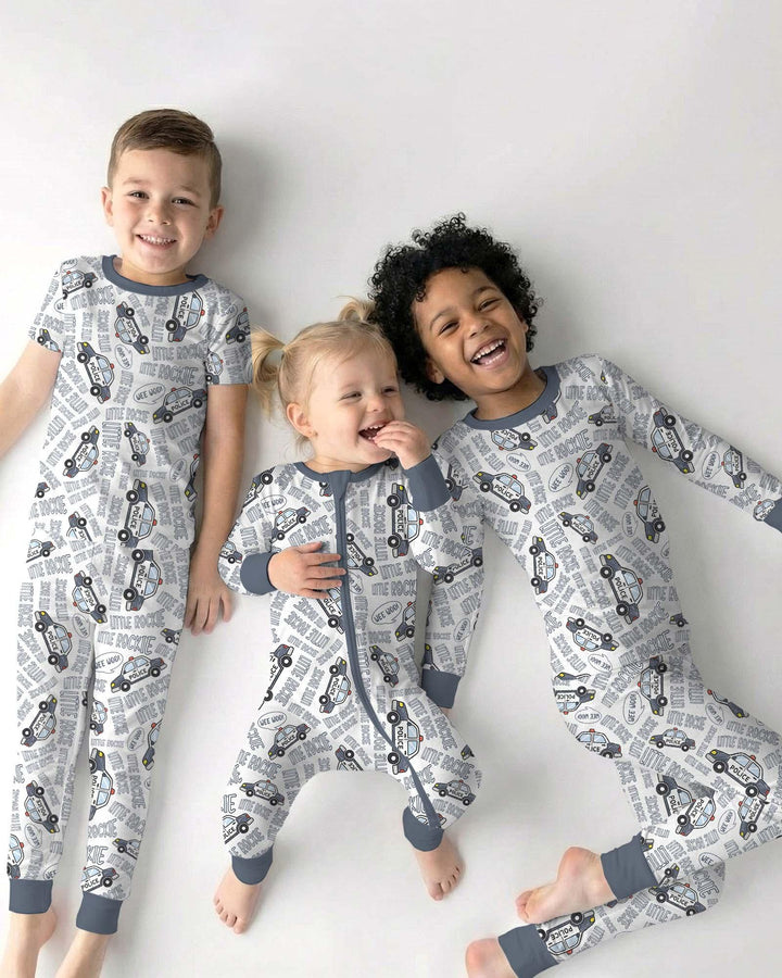 Zweiteiliges, kurzärmliges Pyjama-Set mit Marienkäfern