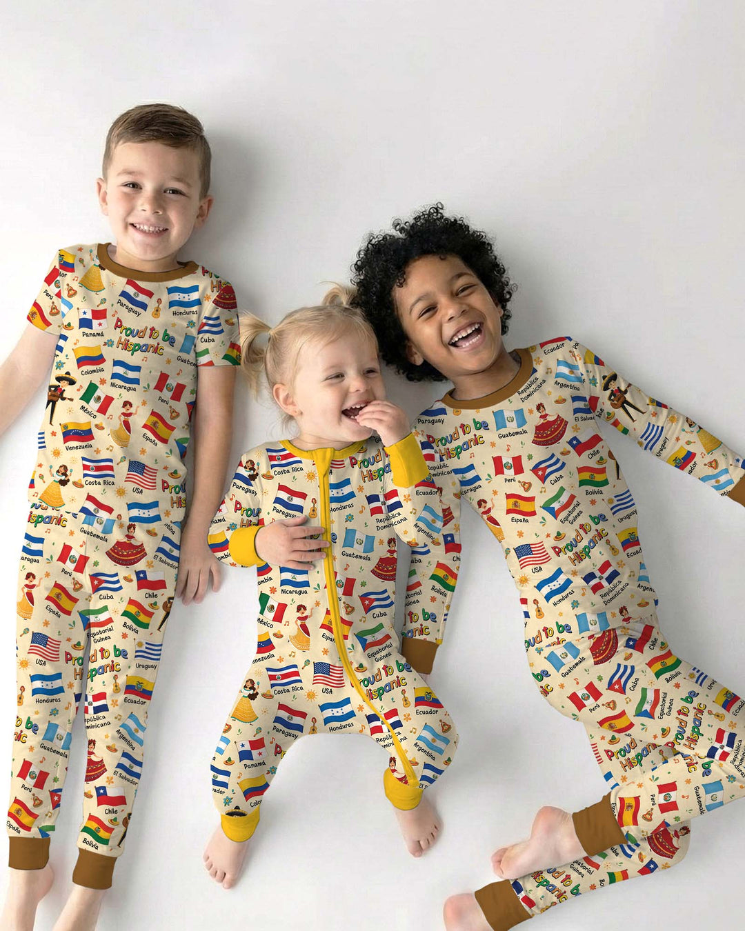 Proud To Be Hispanic Bamboo Two Piece Long Sleeve Pajama Set