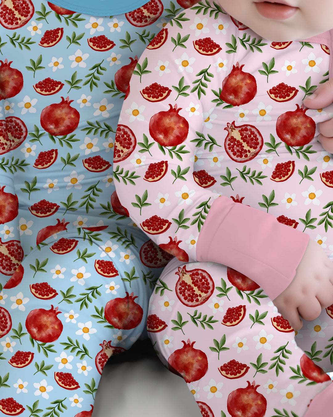 Gerippte Babykleidung mit individuellem Foto - Weich &amp; Skizzenhaft