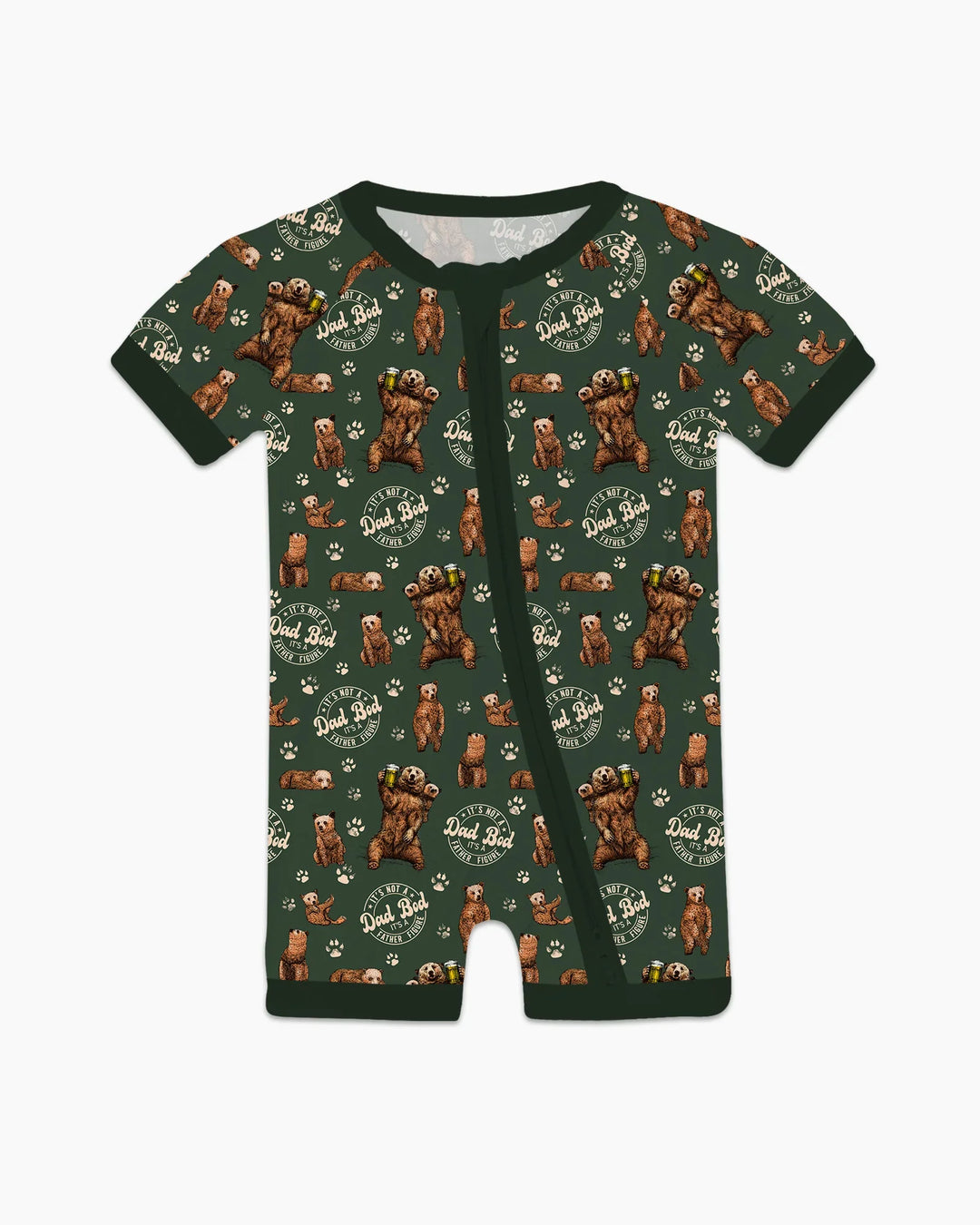 Daddy Bear It's Not A Dad Bod Bamboo Shorty Zippy