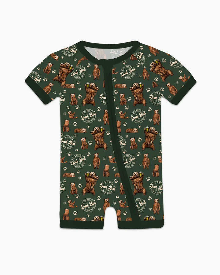 Daddy Bear It's Not A Dad Bod Bamboo Shorty Zippy