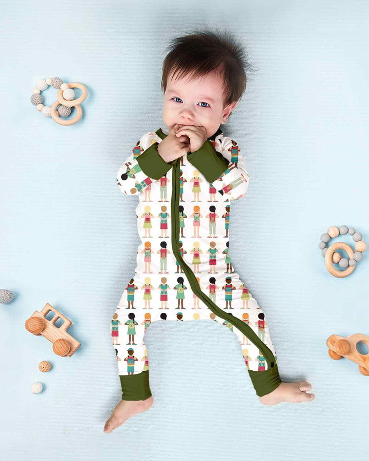 Gerippte Babykleidung mit individuellem Foto - Weich &amp; Skizzenhaft