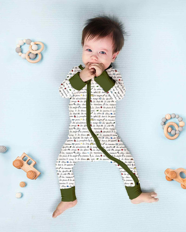 French Classroom Notes Bamboo Convertible Zippy