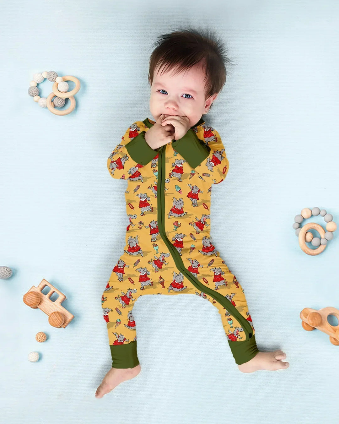 Dancing Hippo Treats Bamboo Convertible Zippy