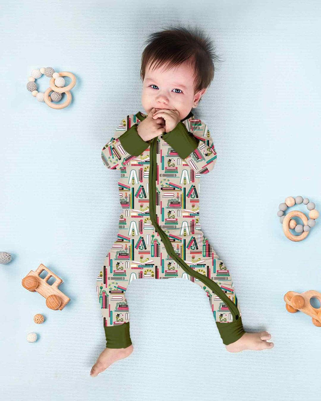 Gerippte Babykleidung mit individuellem Foto - Weich &amp; Skizzenhaft