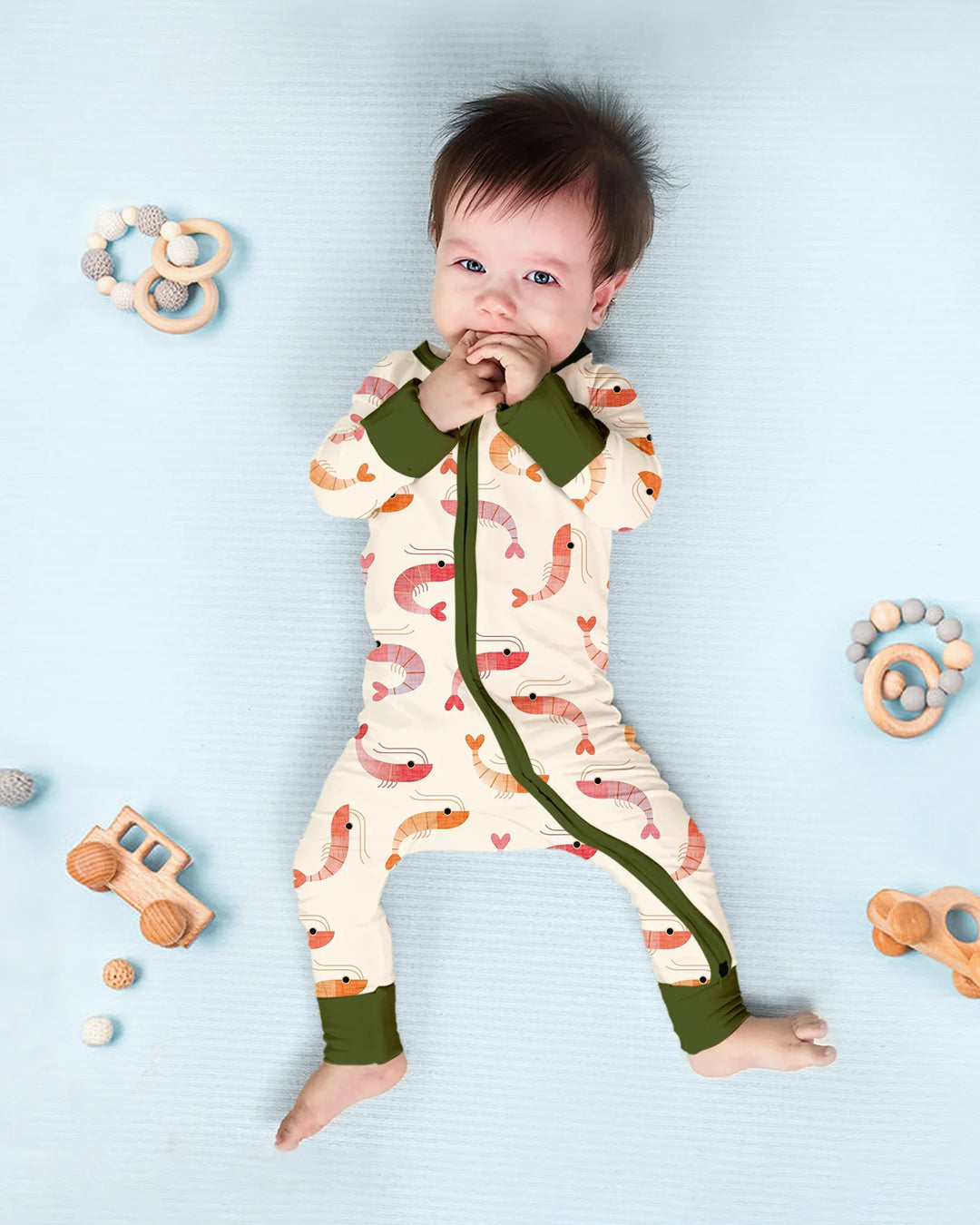 Sweet Shrimp Parade Bamboo Convertible Zippy