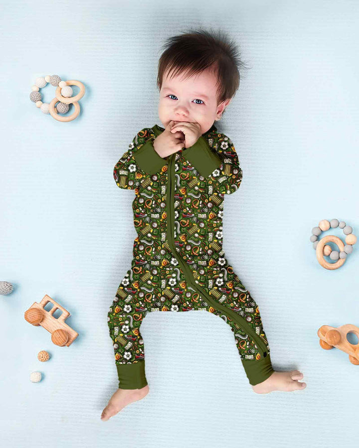 Gerippte Babykleidung mit individuellem Foto - Weich &amp; Skizzenhaft