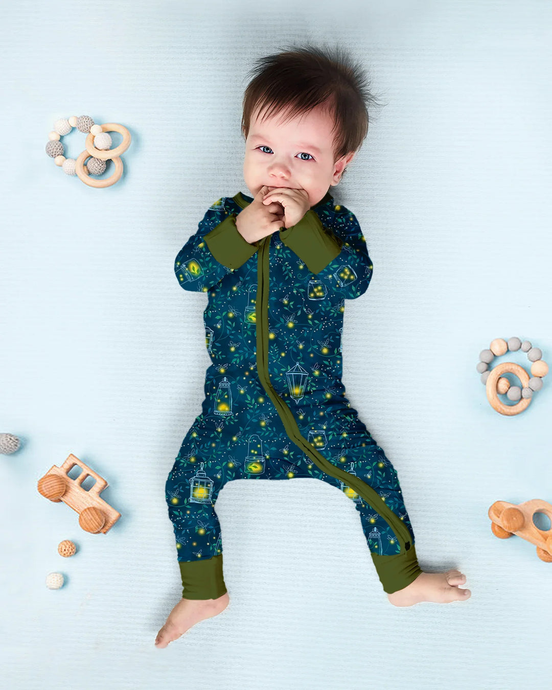 Gerippte Babykleidung mit individuellem Foto - Weich &amp; Skizzenhaft