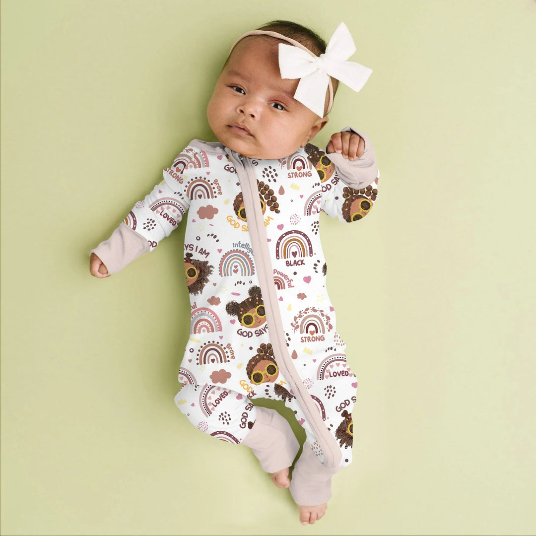 Gerippte Babykleidung mit individuellem Foto - Weich &amp; Skizzenhaft