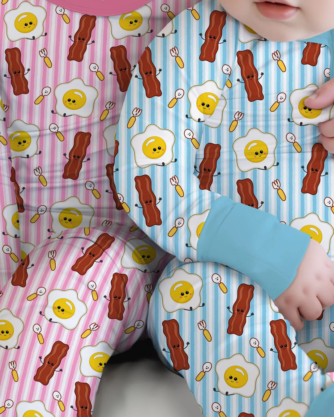 Gerippte Babykleidung mit individuellem Foto - Weich &amp; Skizzenhaft