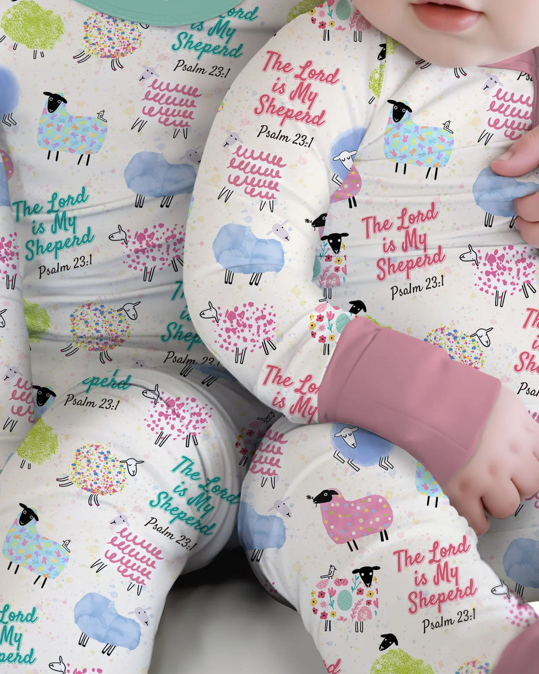 The Lord Is My Shepherd Psalm 23 Bamboo Convertible Zippy
