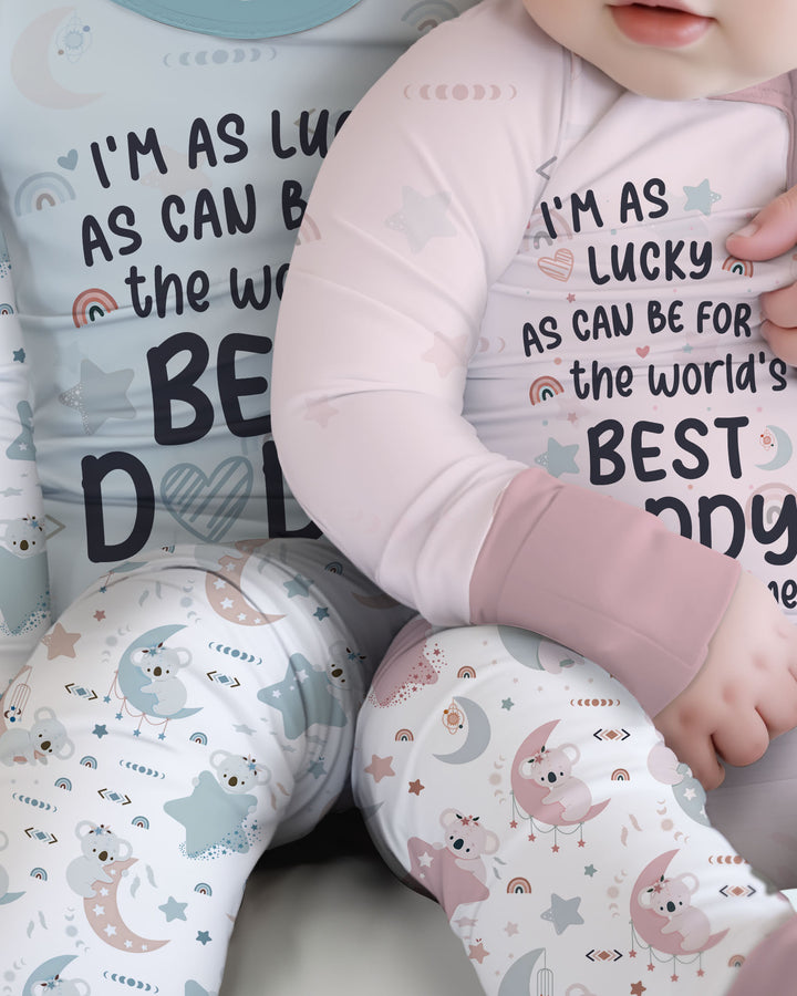 The World's Best Daddy Belongs To Me Bamboo Convertible Zippy