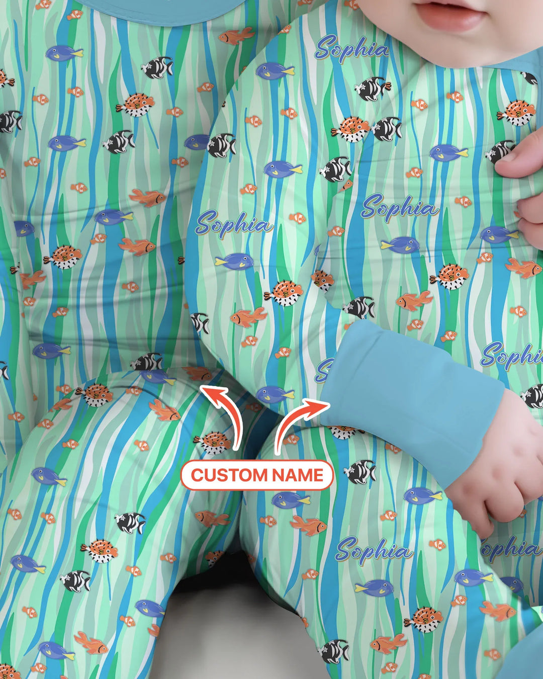 Gerippte Babykleidung mit individuellem Foto - Weich &amp; Skizzenhaft