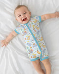 Dino Easter Bamboo Shorty Zippy