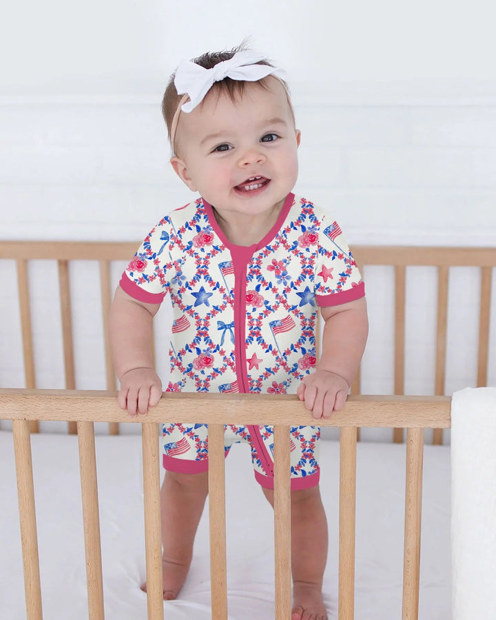 Americana Bloom Shorty Zippy