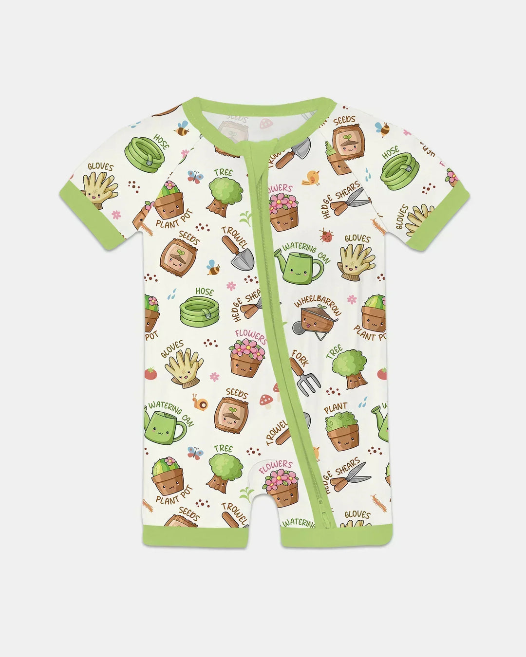 Kawaii Garden Crew Bamboo Shorty Zippy