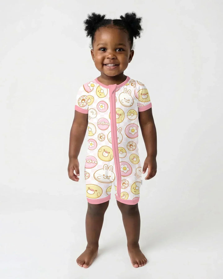 Easter Donuts Bamboo Shorty Zippy