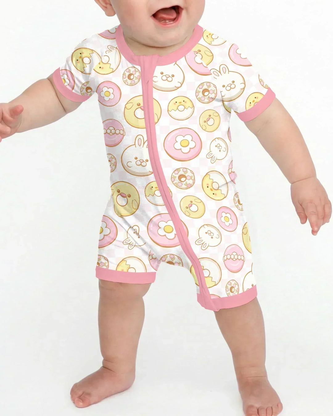 Easter Donuts Bamboo Shorty Zippy