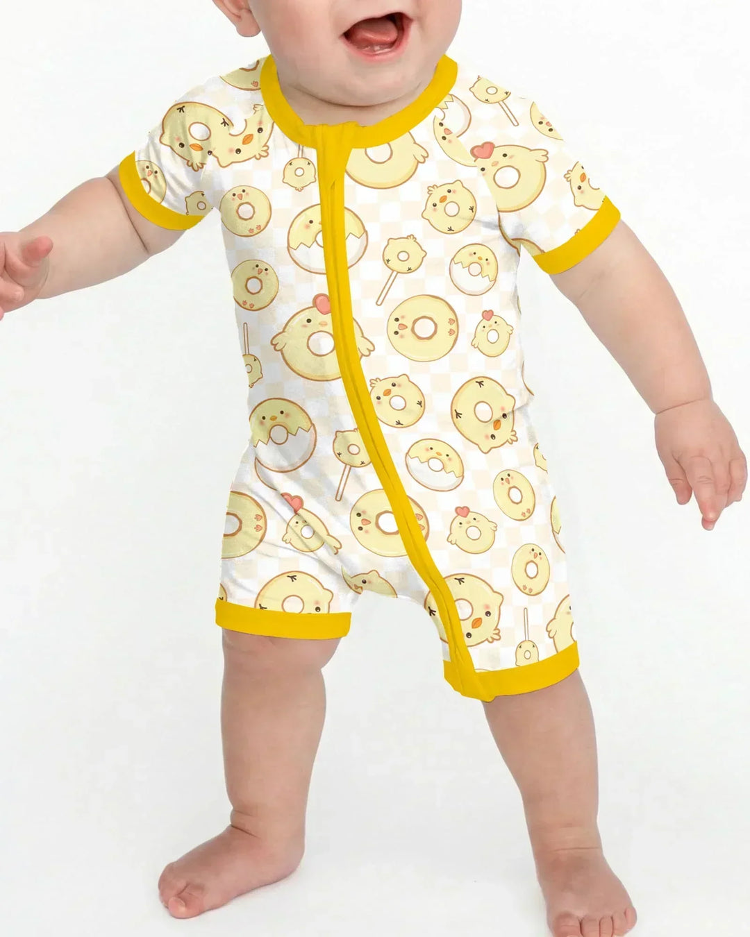 Easter Donuts Bamboo Shorty Zippy