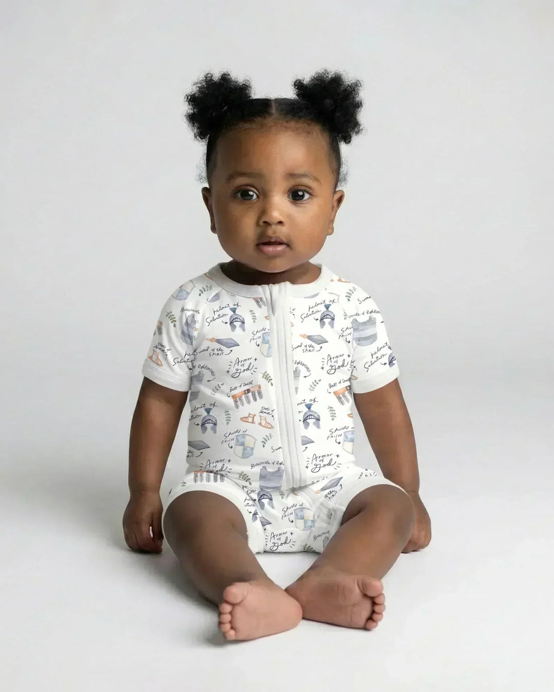 Ephesians 6:10-18 Armor of God Bamboo Shorty Zippy