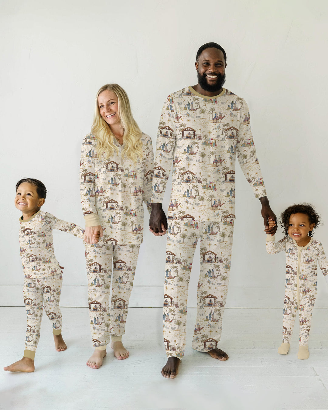 Silent Night Nativity Bamboo Men's Pajama Set